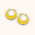 18KT Gold Plated Kitkat Hoops