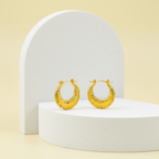 18KT Gold Plated Kitkat Hoops