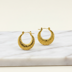 18KT Gold Plated Kitkat Hoops