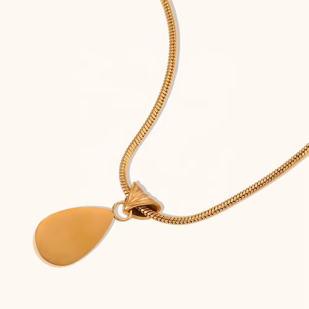 18KT Gold Plated Freya Necklace - Atulya Jewellers