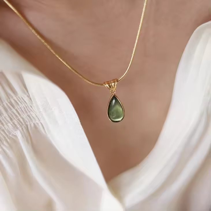 18KT Gold Plated Freya Necklace - Atulya Jewellers