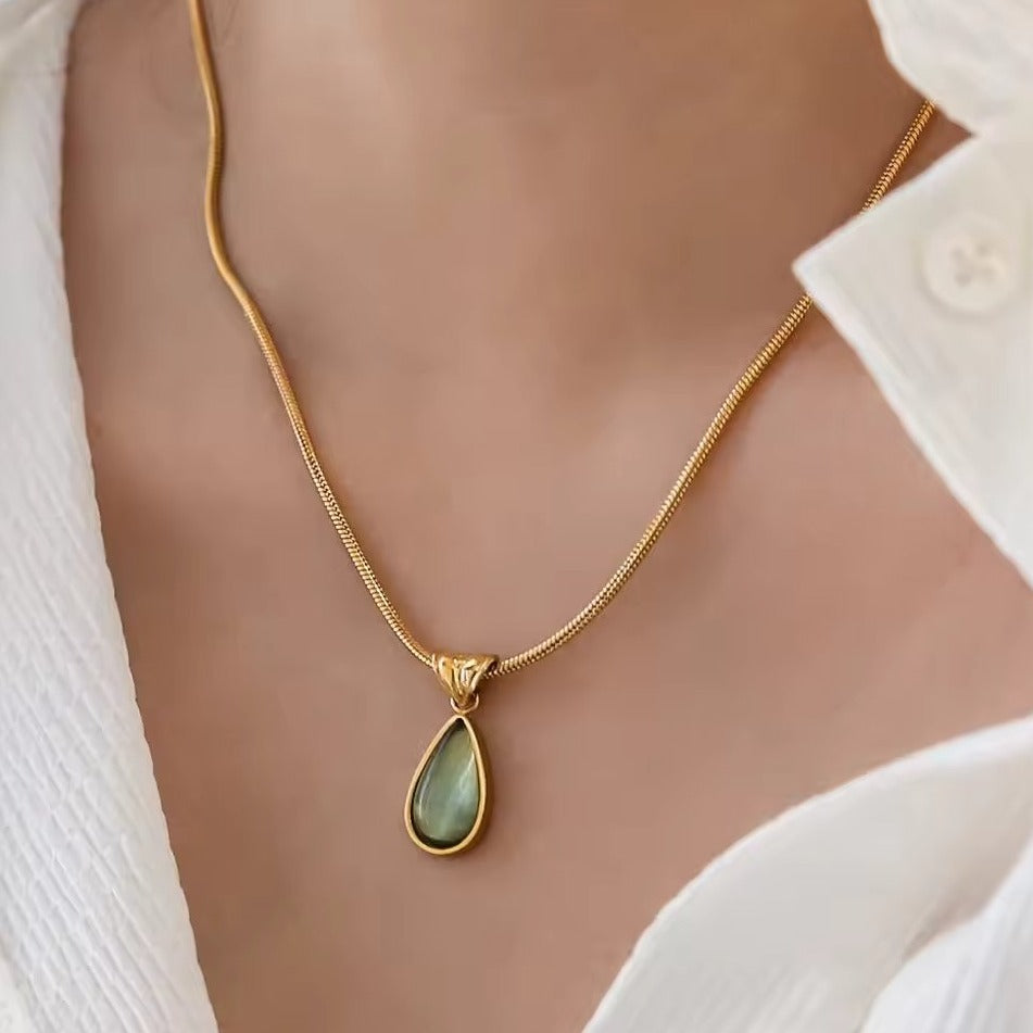 18KT Gold Plated Freya Necklace - Atulya Jewellers