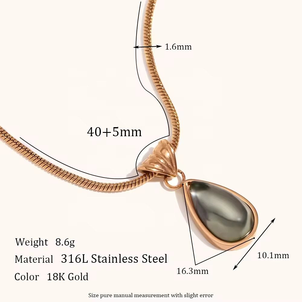 18KT Gold Plated Freya Necklace - Atulya Jewellers
