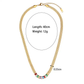 18KT Gold Plated Sheen CZ Necklace