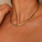 18KT Gold Plated Olivia Necklace - Atulya Jewellers