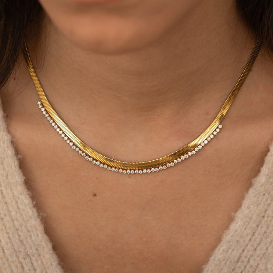 18KT Gold Plated Olivia Necklace