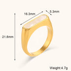 18KT Gold Plated William Ring - Atulya Jewellers