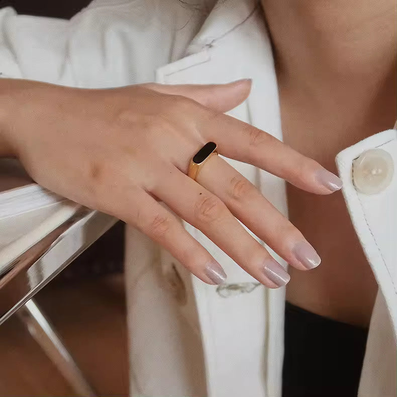 18KT Gold Plated William Ring - Atulya Jewellers