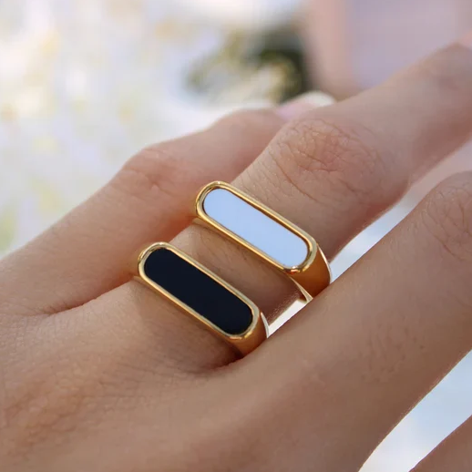 18KT Gold Plated William Ring - Atulya Jewellers