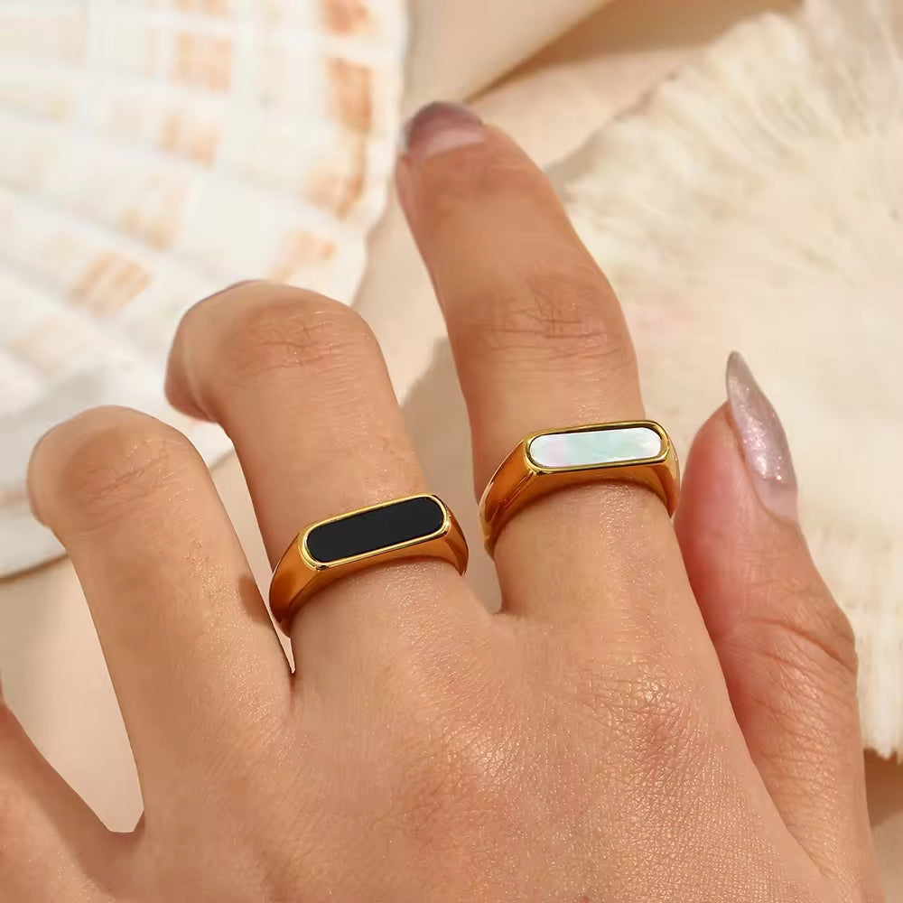 18KT Gold Plated William Ring - Atulya Jewellers