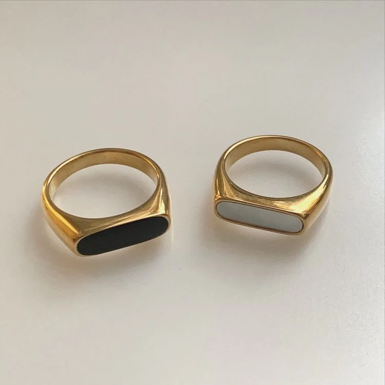 18KT Gold Plated William Ring - Atulya Jewellers