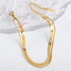 18KT Gold Plated Layered Silk Bracelet - Atulya Jewellers