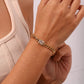 18KT Gold Plated Janet CZ Bracelet