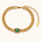 18KT Gold Plated Janet CZ Bracelet