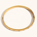 18KT Gold Plated Seren Star Bangle - Atulya Jewellers