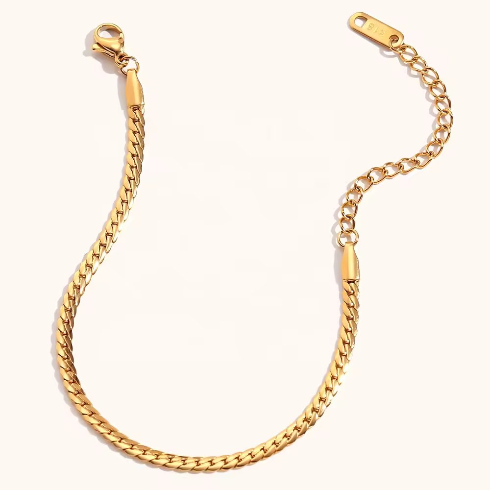 18KT Gold Plated Kathie Mini Bracelet - Atulya Jewellers