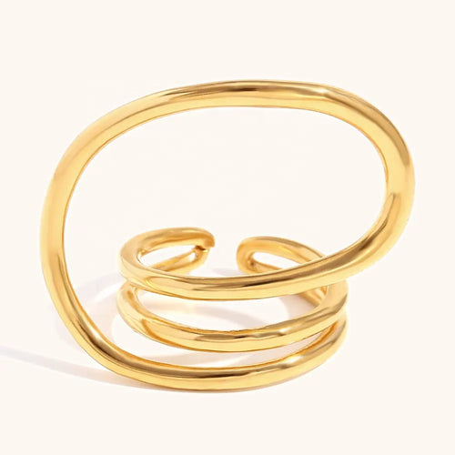 18KT Gold Plated Arden Ring - Atulya Jewellers