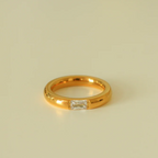 18KT Gold Plated Voletta Ring - Atulya Jewellers