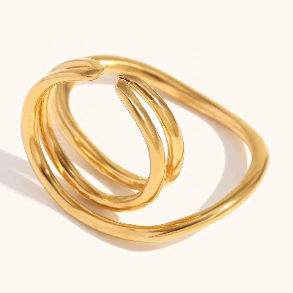 18KT Gold Plated Arden Ring - Atulya Jewellers