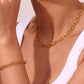 18KT Gold Plated Oval Link Chain