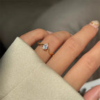18KT Gold Plated Rhea CZ Ring - Atulya Jewellers