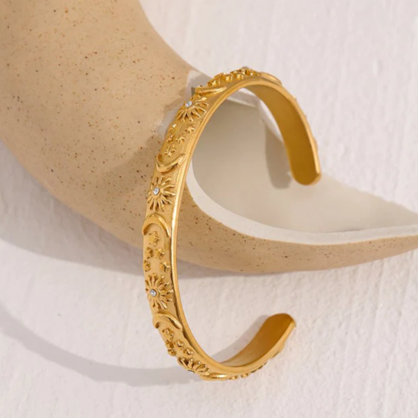 18KT Gold Plated Adele Cuff Bracelet