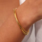 18KT Gold Plated Aria Cuff Bracelet