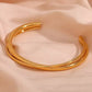 18KT Gold Plated Aria Cuff Bracelet