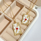 18KT Gold Plated Celestial CZ Necklace - Atulya Jewellers