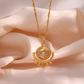 18KT Gold Plated Eye CZ Necklace