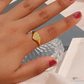 18KT Gold Plated Heart Ring